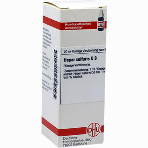 Hepar Sulfuris D8 Dilution DHU-Arzneimittel GmbH & Co. KG 20 ml - ab 8,69 &euro;