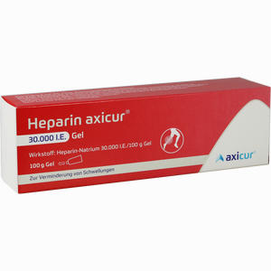 Heparin Axicur 30.000 I.e. Gel Gel axicorp Pharma GmbH 100 g - ab 7,97 &euro;