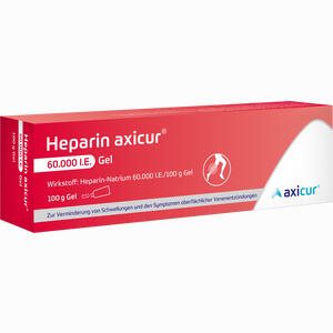 Heparin Axicur 60.000 I.e. Gel Gel axicorp Pharma GmbH 100 g - ab 12,03 &euro;