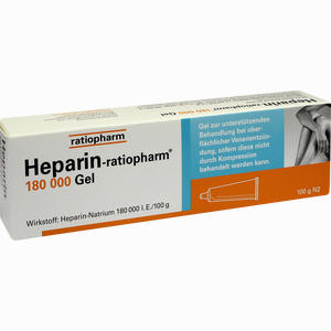 Heparin-ratiopharm 180.000 Gel 100 g