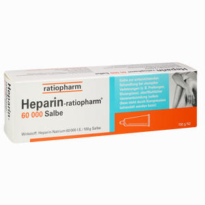 Abbildung von Heparin Ratiopharm 60000 Salbe  100 g