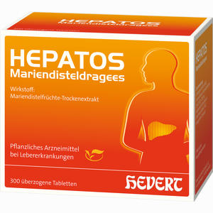 Hepatos Mariendisteldragees  300 Stück - ab 0,00 &euro;