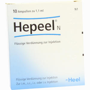 Hepeel N Ampullen 10 Stück - ab 15,05 €