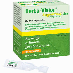 Herba- Vision Augentrost Sine Augentropfen 20 x 0.4 ml - ab 8,32 €
