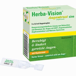Herba- Vision Augentrost Sine Augentropfen 5 x 0.4 ml - ab 2,32 €