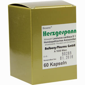 Herzgespann Bioxera Kapseln 60 Stück - ab 0,00 €