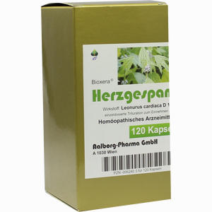 Herzgespann Bioxera Kapseln 120 Stück - ab 0,00 &euro;