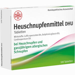 Heuschnupfenmittel Dhu Tabletten 100 Stück - ab 10,41 €