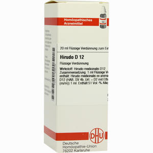 Hirudo D12 Dilution 20 ml - ab 8,80 €