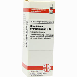 Histaminum Hydrochlor C12 Dilution 20 ml - ab 11,56 €