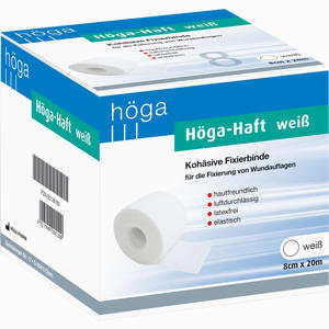 Höga- Haft- Binde Weiß 8cmx20m  1 Stück - ab 21,89 €