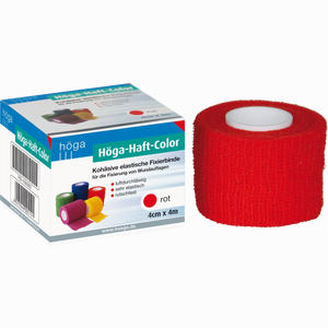 Höga- Haft Color 4cmx4m Rot Binde 1 Stück - ab 4,54 €