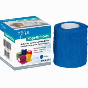 Höga- Haft Color 6cmx4m Blau Binde 1 Stück - ab 4,14 €