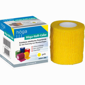 Höga- Haft Color 6cmx4m Gelb Binde 1 Stück - ab 4,14 €