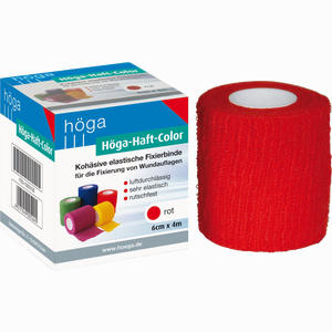 Höga- Haft Color 6cmx4m Rot Binde 1 Stück - ab 4,17 €