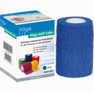 Höga- Haft Color 8cmx4m Blau Binde 1 Stück - ab 4,62 €