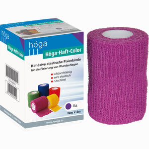 Höga- Haft Color 8cmx4m Lila Binde 1 Stück - ab 4,79 €