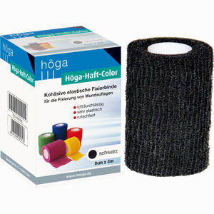 Höga- Haft Color 8cmx4m Schwarz Binde 1 Stück - ab 4,74 €