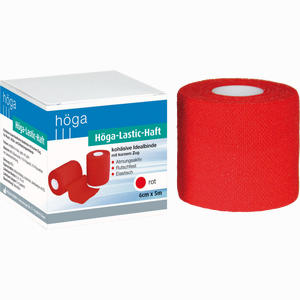 Höga- Lastic- Haft Rot 6cmx5m Binde 1 Stück - ab 10,26 €