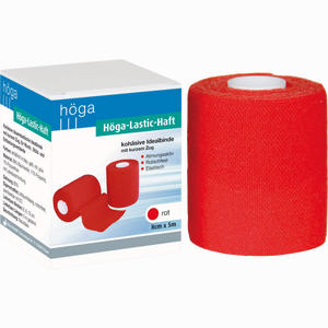 Höga- Lastic- Haft Rot 8cmx5m Binde 1 Stück - ab 12,13 €
