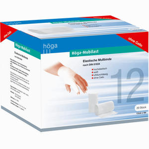 Höga Mubilast Elastische Fixierbinde 12cm X 4m  20 Stück - ab 29,09 €