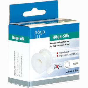 Höga- Silk Kunstseidenpflaster 2,5cm X 5m  1 Stück - ab 5,04 €