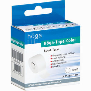 Höga- Tape Color Weiss 3.75 Cmx10m Pflaster 1 Stück - ab 6,56 €