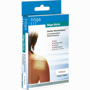 Högaderm Steril Wundverband 53mm X 70mm  Höga 10 Stück - ab 5,74 €