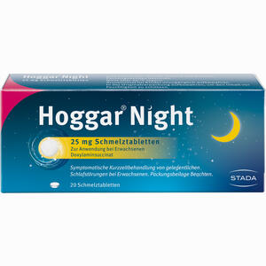 Hoggar Night 25 Mg Schmelztabletten  20 Stück - ab 9,98 €