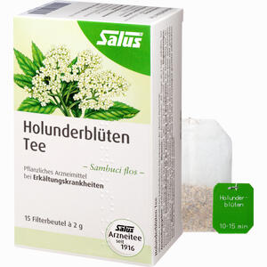 Holunderblüten Arzneitee Sambuci Flos Salus Filterbeutel 15 Stück - ab 3,59 €