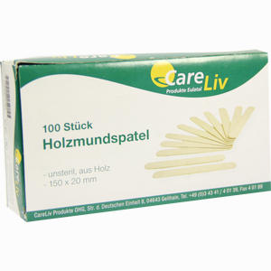 Holzmundspatel 15cm CareLiv 100 Stück - ab 1,52 €