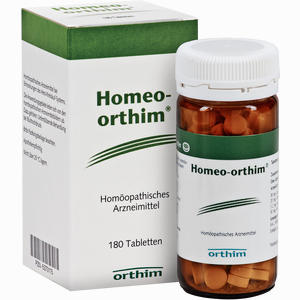 Homeo- Orthim Tabletten  180 Stück - ab 0,00 €