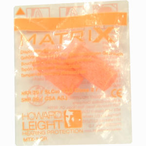 Howard Leight Matrix Orange Gehörschutzstöpsel 2 Stück - ab 0,00 &euro;