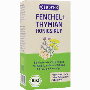 Hoyer Fenchel + Thymian- Honigsirup  250 g - ab 3,50 &euro;