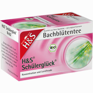 H&s Bachblüten Schülerglück- Tee Filterbeutel 20 Stück