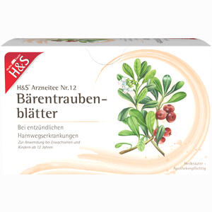 H&s Baerentraubentee Filterbeutel 20 Stück - ab 3,10 €