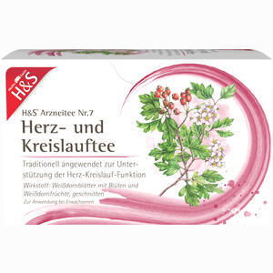 H&s Herz Kreislauf Tee Filterbeutel 20 Stück - ab 2,46 €