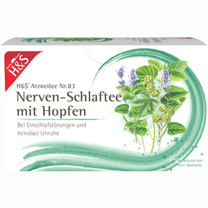 H&s Nerven- und Schlaftee mit Hopfen Filterbeutel 20 x 1.5 g - ab 2,43 €