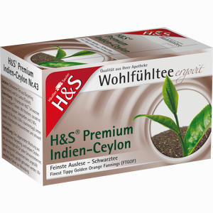 H&s Schwarztee Premium Indien- Ceylon Filterbeutel 20 Stück - ab 1,95 &euro;