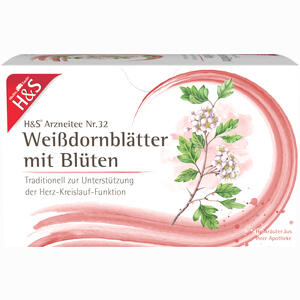 H&s Weissdornblätter mit Blüten Filterbeutel 20 Stück - ab 2,45 €