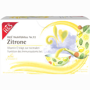 H&s Zitrone mit Vitamin C 20 x 2.5 g - ab 2,55 &euro;