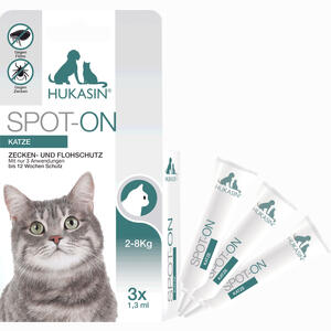 Hukasin Spot On Katze 3 x 0.7 ml - ab 17,19 &euro;
