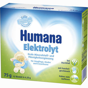 Humana Elektrolyt mit Fenchelgeschmack Pulver 75 g - ab 0,00 &euro;
