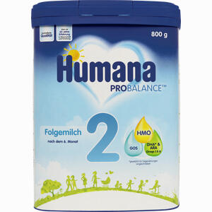 Humana Probalance Folgemilch 2 Mp Pulver 4 x 800 g - ab 0,00 &euro;