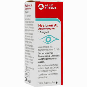 Hyaluron Al Augentropfen 1. 5 Mg/Ml 1 x 10 ml