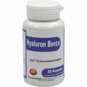Hyaluron Berco Injuv Kapseln 60 Stück - ab 0,00 &euro;