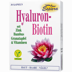Hyaluron Biotin Kapseln 30 Stück - ab 12,13 €