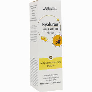 Hyaluron Sonnenpflege Körper Lsf 50+ Creme 150 ml - ab 14,46 €