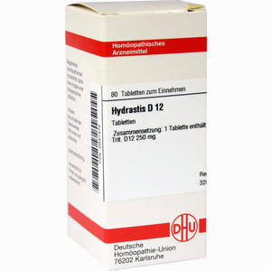 Hydrastis D12 Tabletten 80 Stück - ab 8,01 &euro;