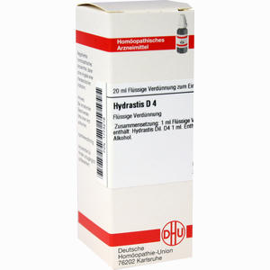 Hydrastis D4 Dilution DHU-Arzneimittel 20 ml - ab 7,95 €
